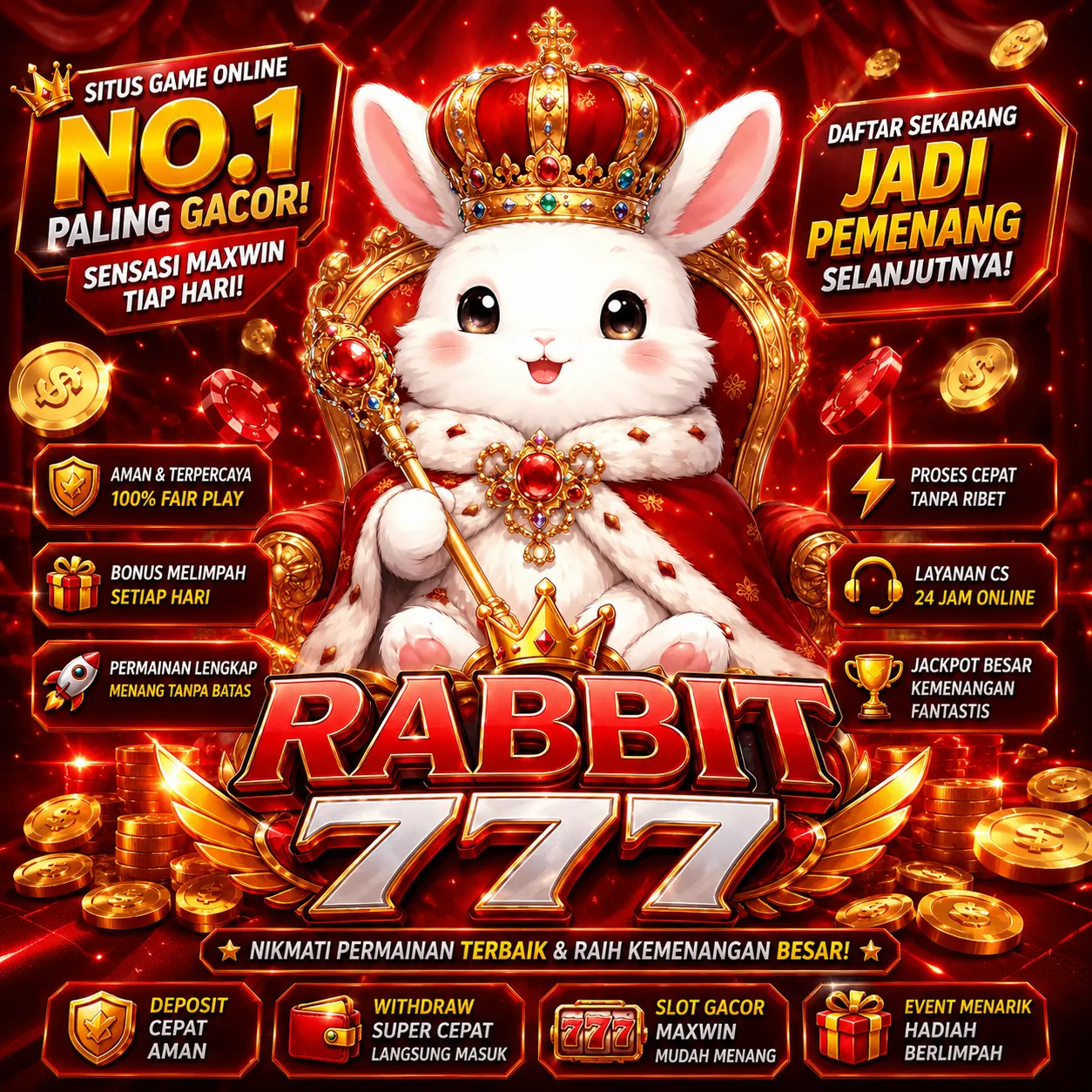 RABBIT777 Banner